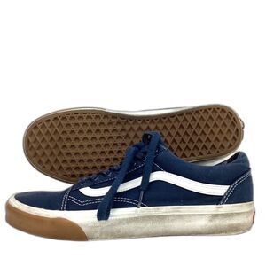 Vans OTW - Men's Sz 9.5/Women's Sz 11 - Navy Blue Low Skate Shoes - 721454